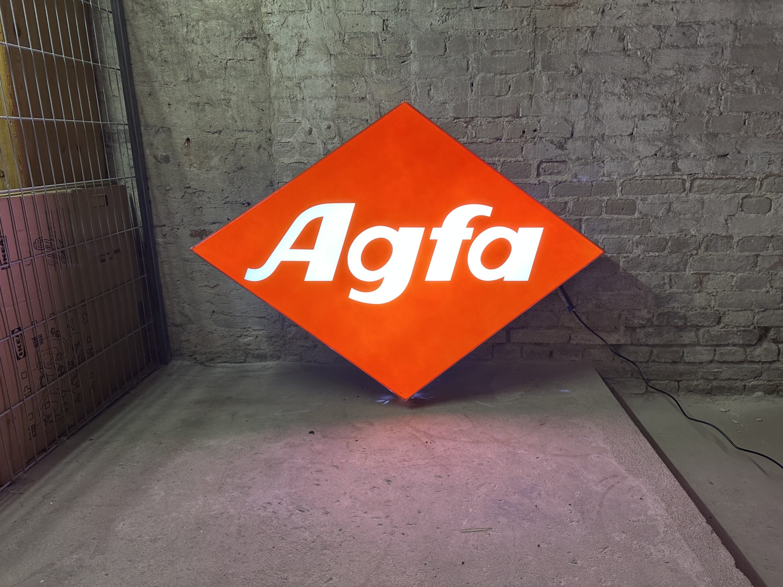 AGFA Leuchtreklame Vintage